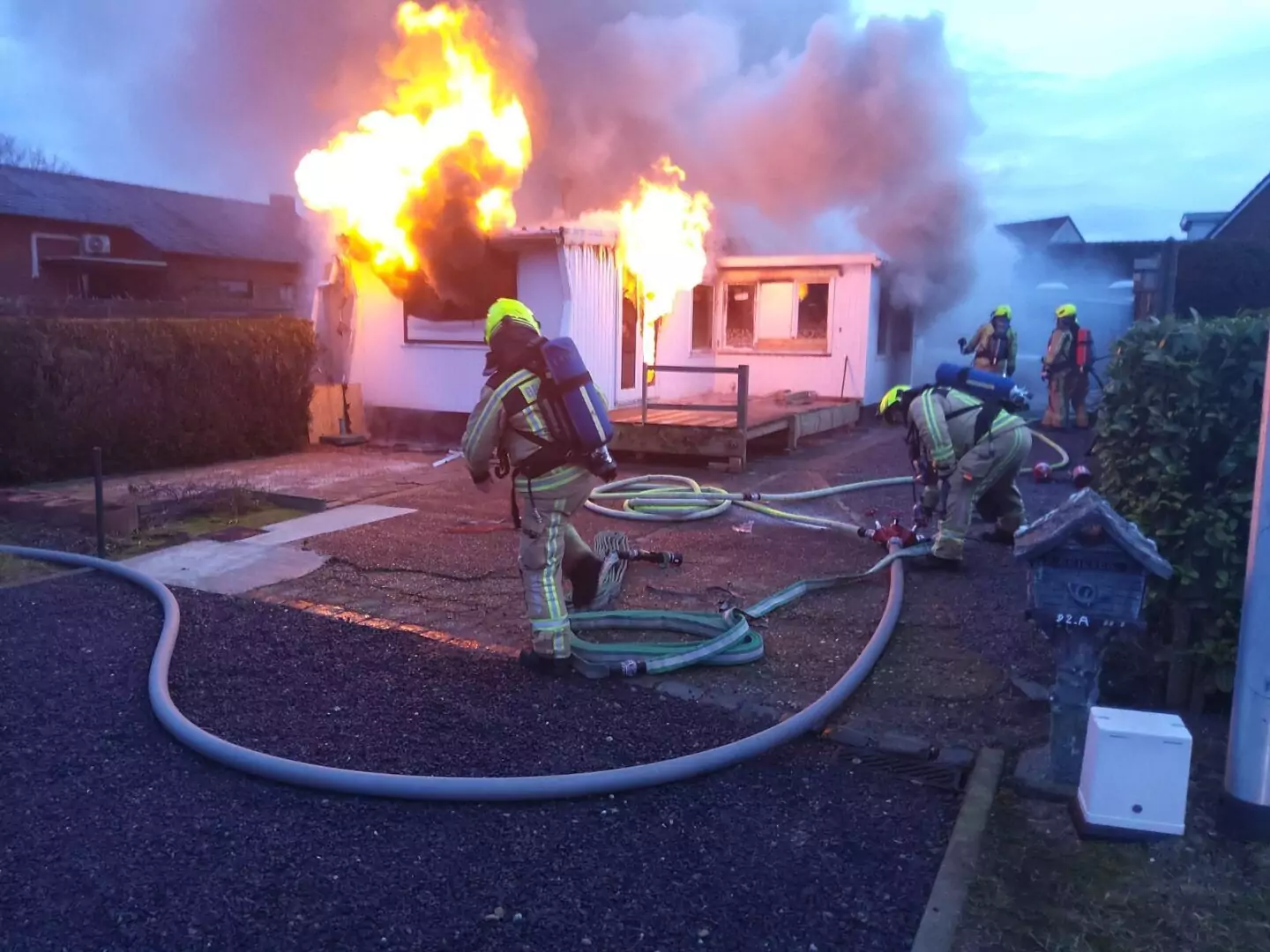 Uitslaande brand in bungalow Leopoldsburg